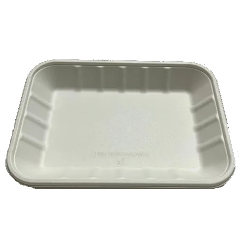 7 Inch Square Biodegradable Disposable Bagasse Plate - Application: Food Service