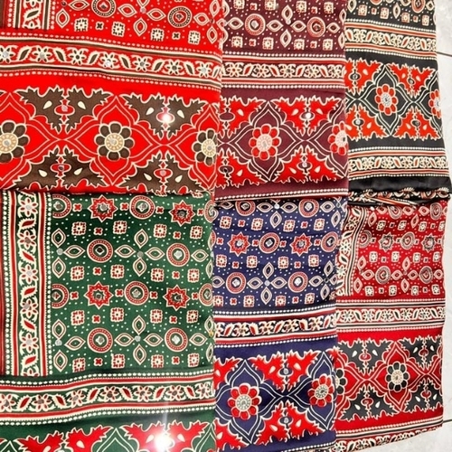 Ajarkh Print Saree