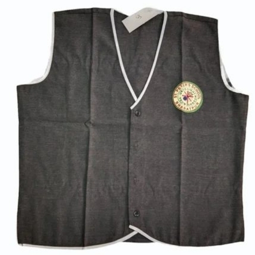Cotton Blend School Waistcoat