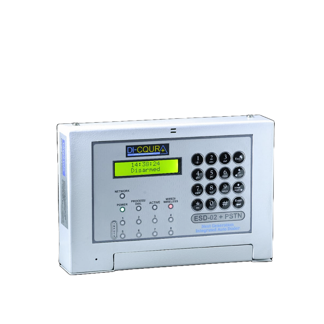 Emergency Security Dialer (Esd) For Voice Call To Pre Defined Number Pstn Based - Color: White / Off White