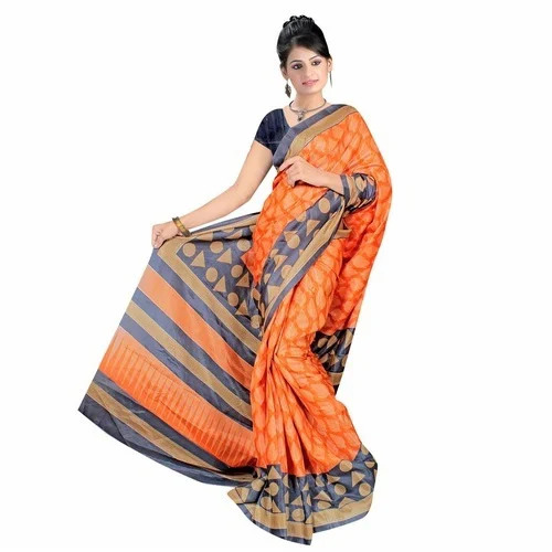 Ladies Printed Silk Sarees
