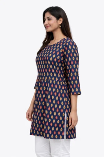Printed Ladies Cotton Kurti