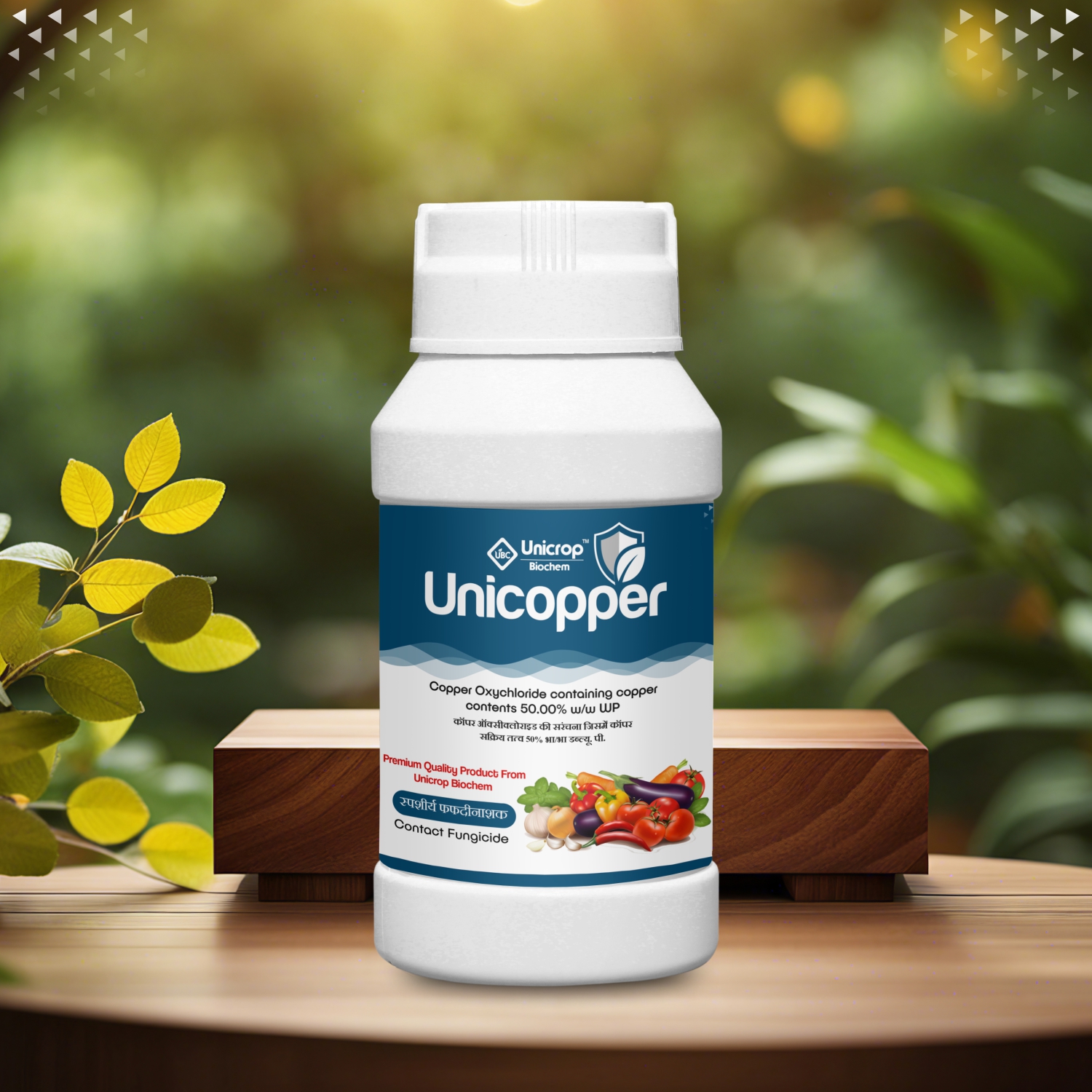Uni Copper : Copper Oxychloride Wg Formulation Containing 50.00%W/Wcopper As Its Active Ingredient - Physical State: Powder