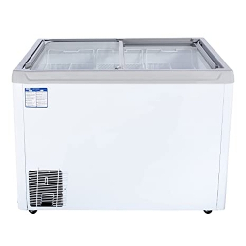 Double Door Glass Top Deep Freezer