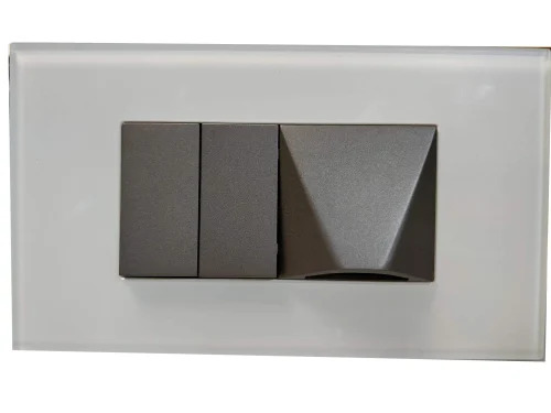 Norisys Cube Series Electrical Switches - Color: White