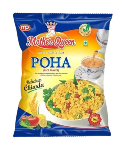 Poha Packaging Plastic Pouch Pack Of 1000 Pieces - Color: Multi Color