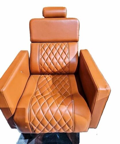 Pu Leather Rosy Brown Salon Chair
