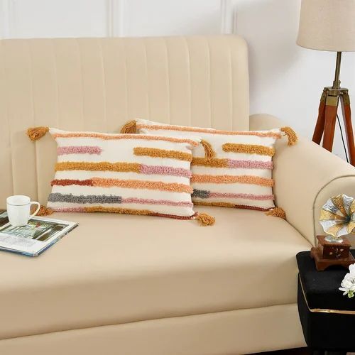Rectangular Cotton Sofa Cushion Covers