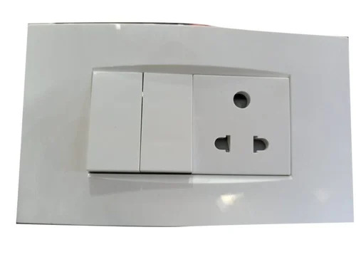 Square Series Modular Switches - Color: White