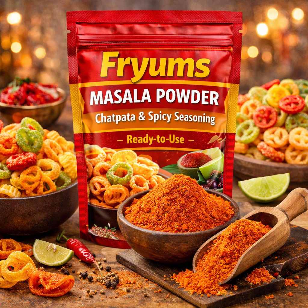 Fryums Masala Powder | Chatpata Taste That Makes Every Bite Irresistible!