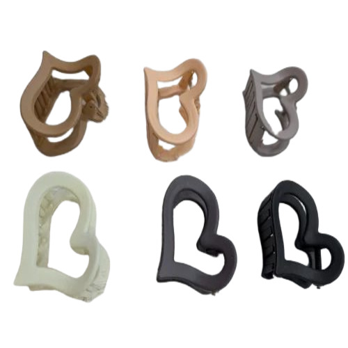 Heart Matte Hair Clip