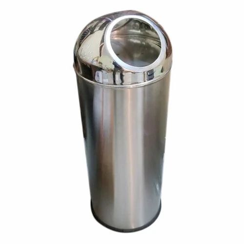 10 L Stainless Steel Push Can Dustbin