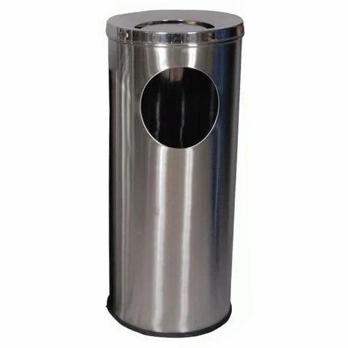 15 Liters Stainless Steel Ash Can Dustbin