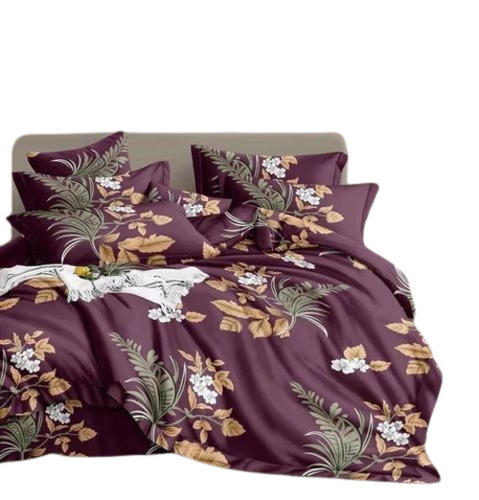 Designer Floral Bed Sheet - Color: Multi Color