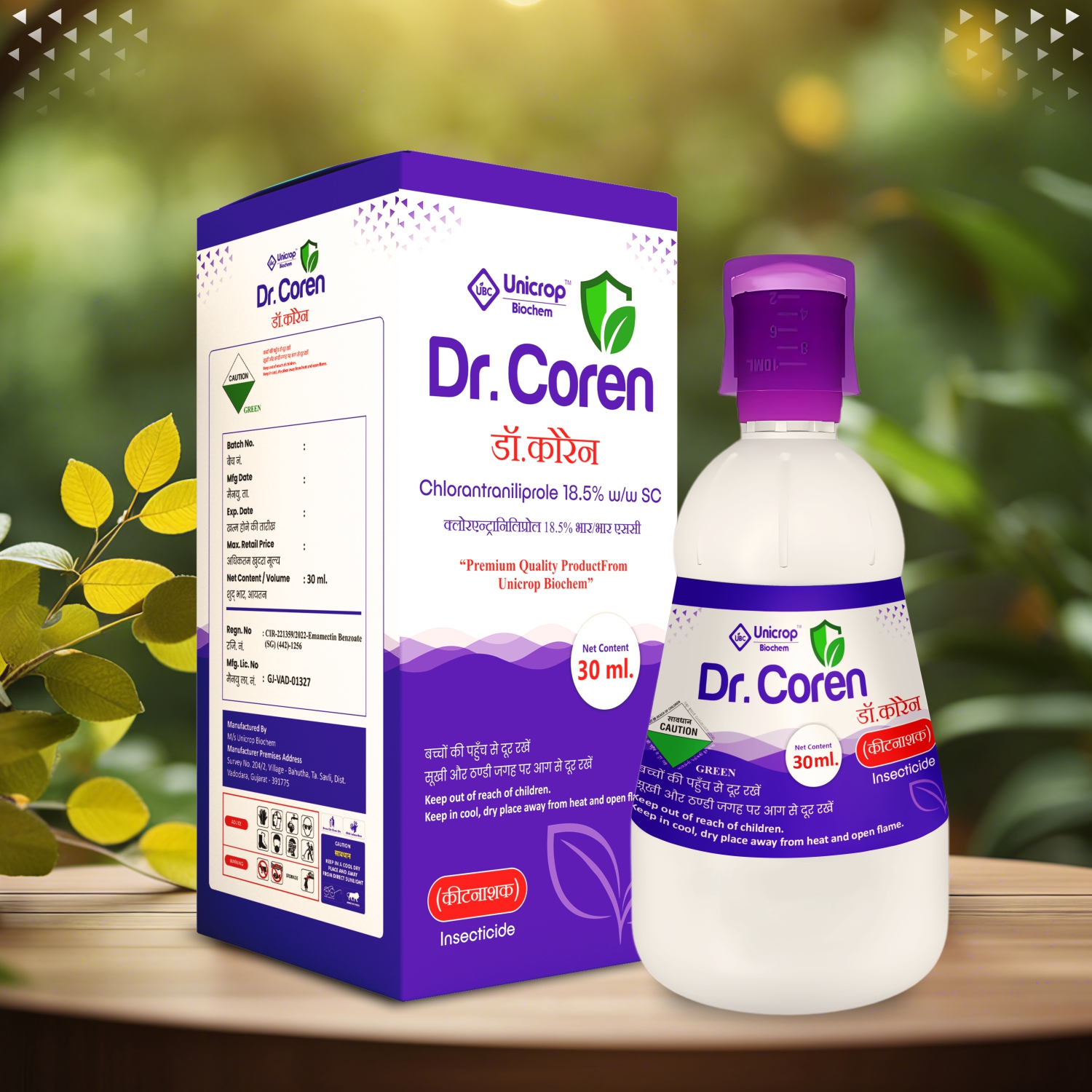 Dr. Coren : CHLORANTRANILIPROLE 18.5%W/WSC