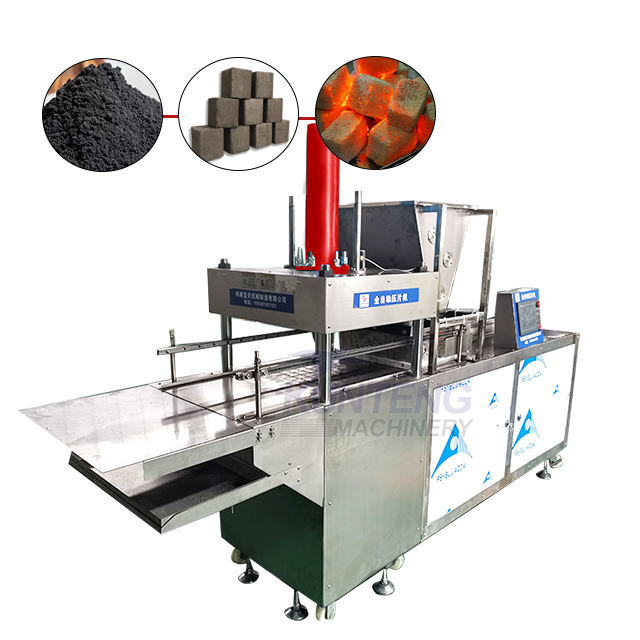 Industrial Charcoal Briquette Making Machine - Briquette Size: Customized