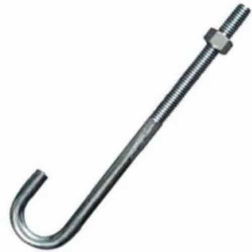 J Shape Mild steel Foundation Bolt