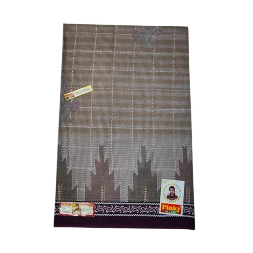 Jivan Sathi Grey Cotton Saree