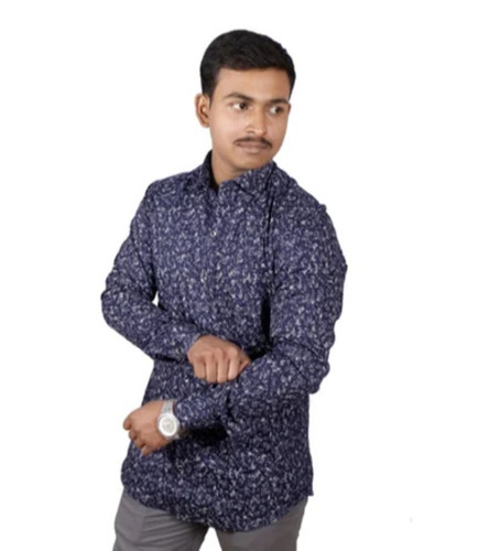 Mens Designer Dotted Printed Shirts - Age Group: Adults