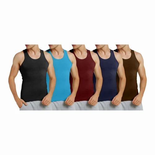 Multicolor Men Sleeveless Vest