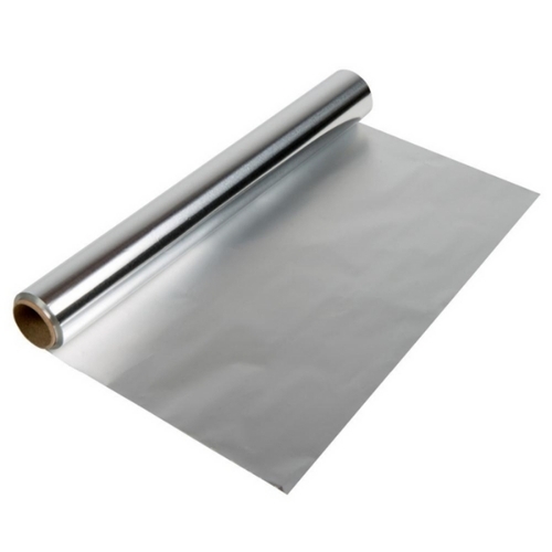 Plain Aluminium Foil - Aluminum Foil 9 Meters Silver, Soft Temper Coated Roll for Food and Pharmaceutical Use