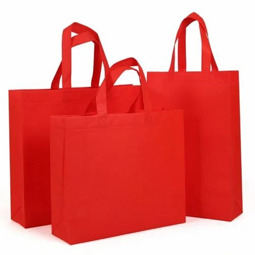 Red Color Non Woven Laminated Bags