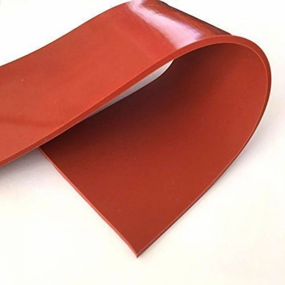 Silicone Rubber Sheet - Color: Red