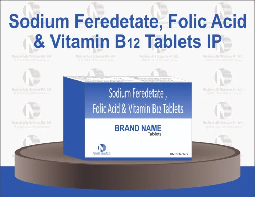 Sodium Feredetate Folic Acid And Vitamin B12 Tablets - Drug Type: General Medicines