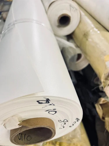 White Pvc Coated Tensile Fabric - Attributes: Tear-Resistant