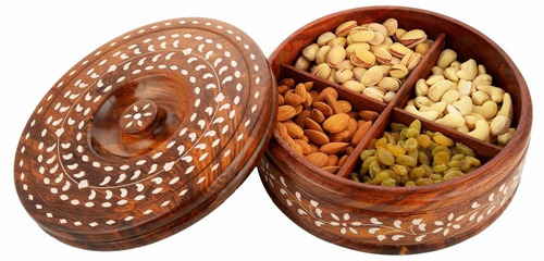 Wooden Dried Fruit Container - Color: Customized