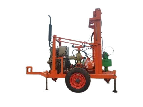 3 Cylinder Portable Bore Well Drilling Machine