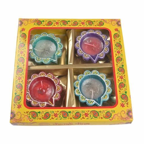 4 Piece Clay Candle Set
