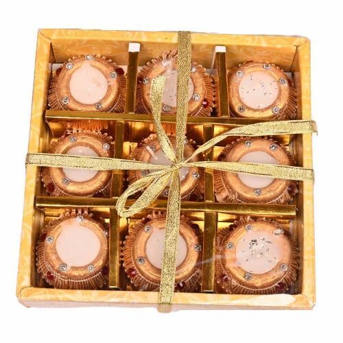 9 Piece Clay Candle Set