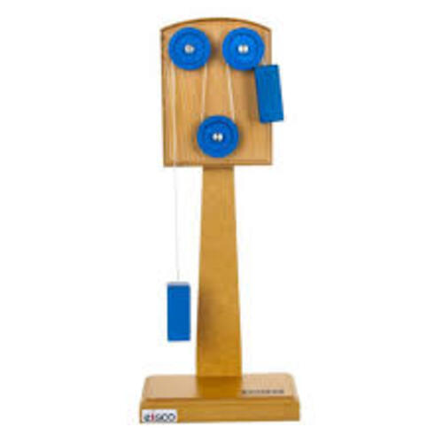 Block And Tackle Pulley Model - Color: Wooden