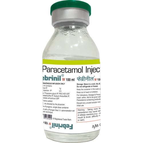 Febrinil - 100ml Paracetamol Injection 10mg/ml