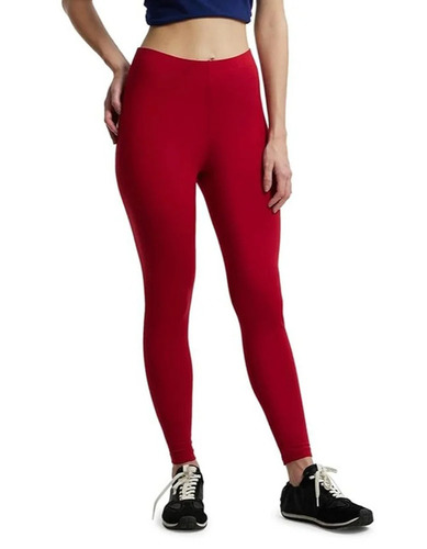 Ladies Maroon Cotton Legging
