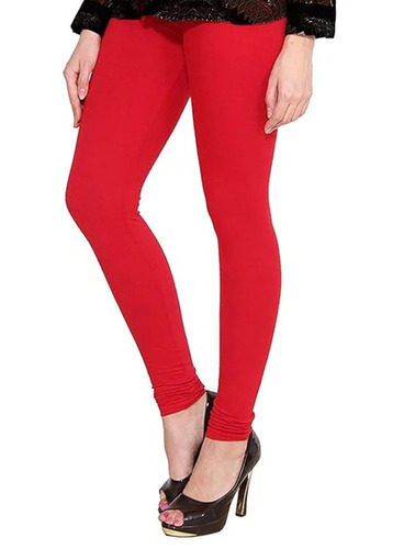 Ladies Red Lycra Leggings