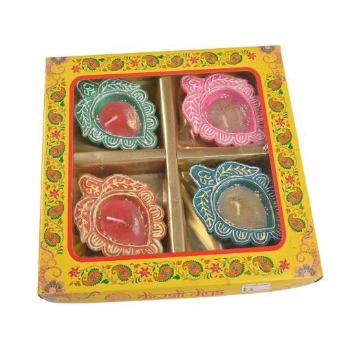Leaf Shape Wax Candle Set