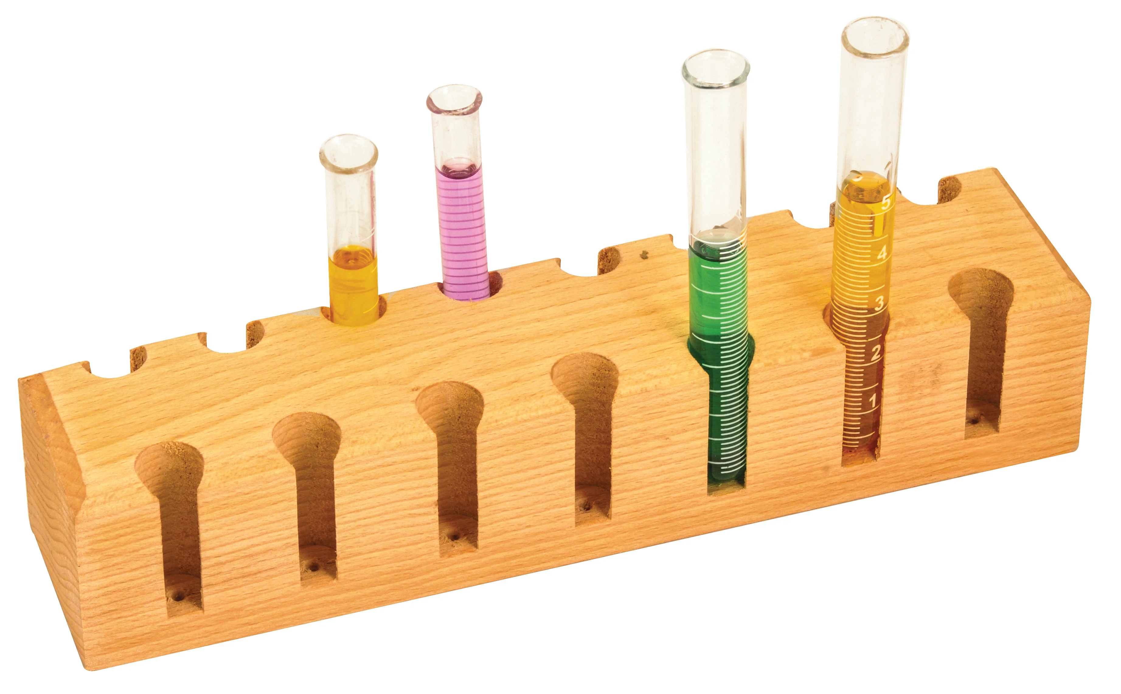 Test Tube Block - Material: Wood