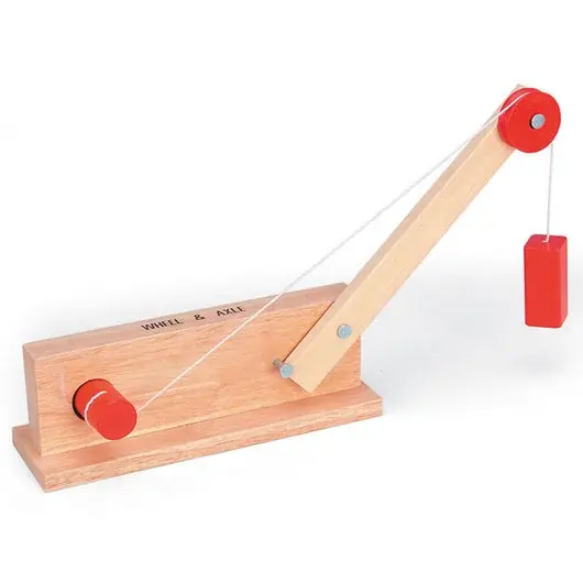 Wheel Axles Model - Color: Wooden