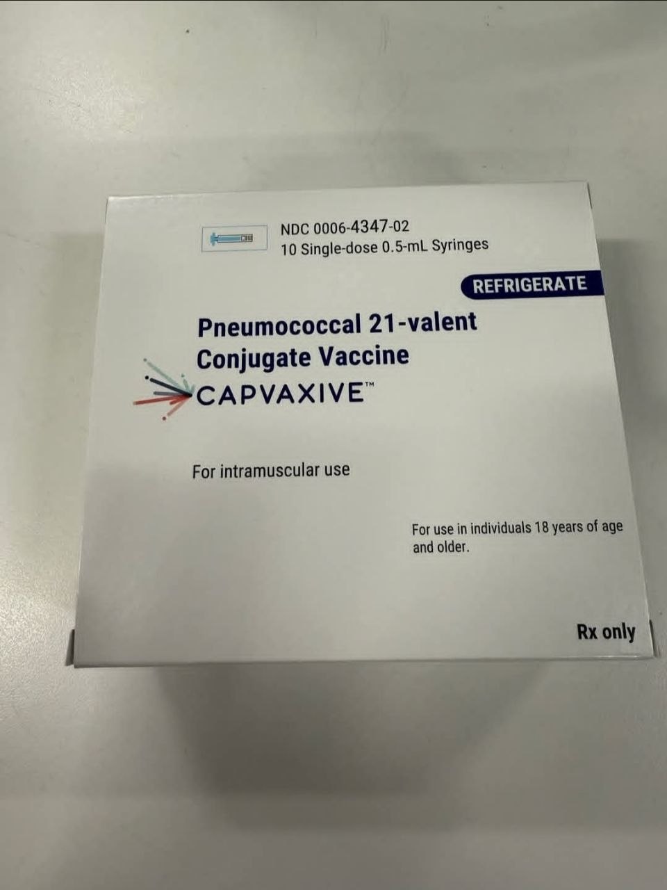 Capvaxive Injection - Life Span: 2 Years