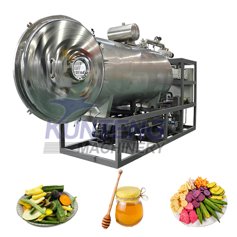 Industrial Vacuum Honey Dairy Products Okra Whey Powder Freeze Dryer - Color: Customized