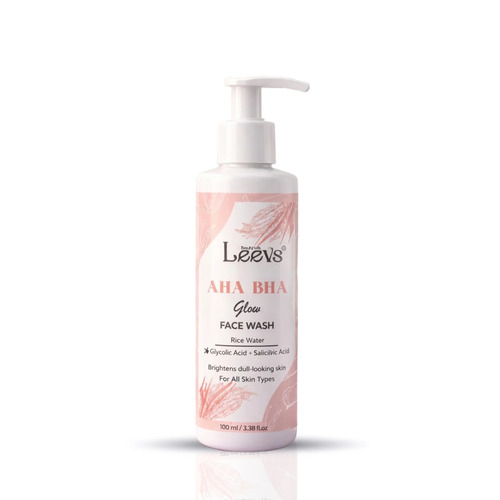 Leevs Aha Bha Glow Face Wash - 100Ml - Quality: Smooth Texture