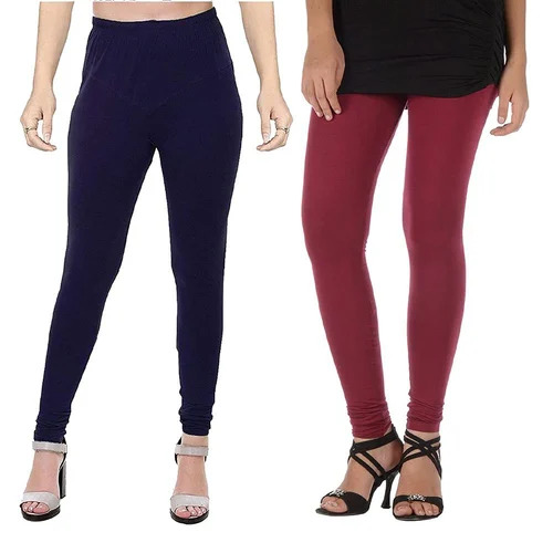 Plain Cotton Lycra Full Length Legging