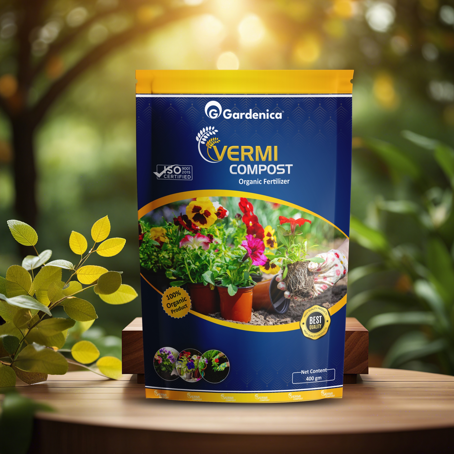 Vermicompost Organic Fertilizer - Physical State: Powder
