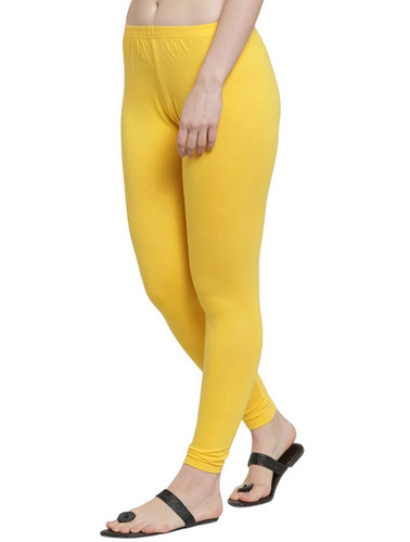 Yellow Ladies Churidar Leggings