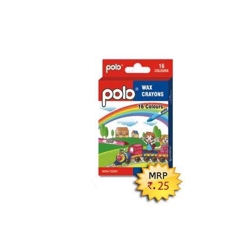 16 Colours Wax Crayons