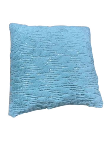 Blue Color Velvet Cushion Cover