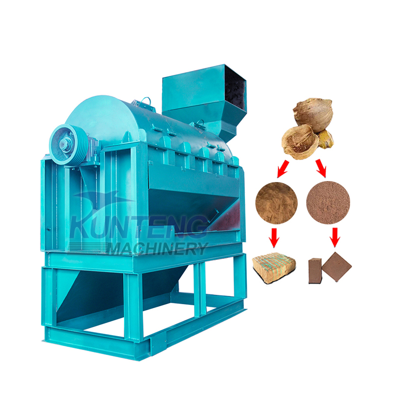 Coconut Shell Fiber Extraction Production Line - Color: Customized