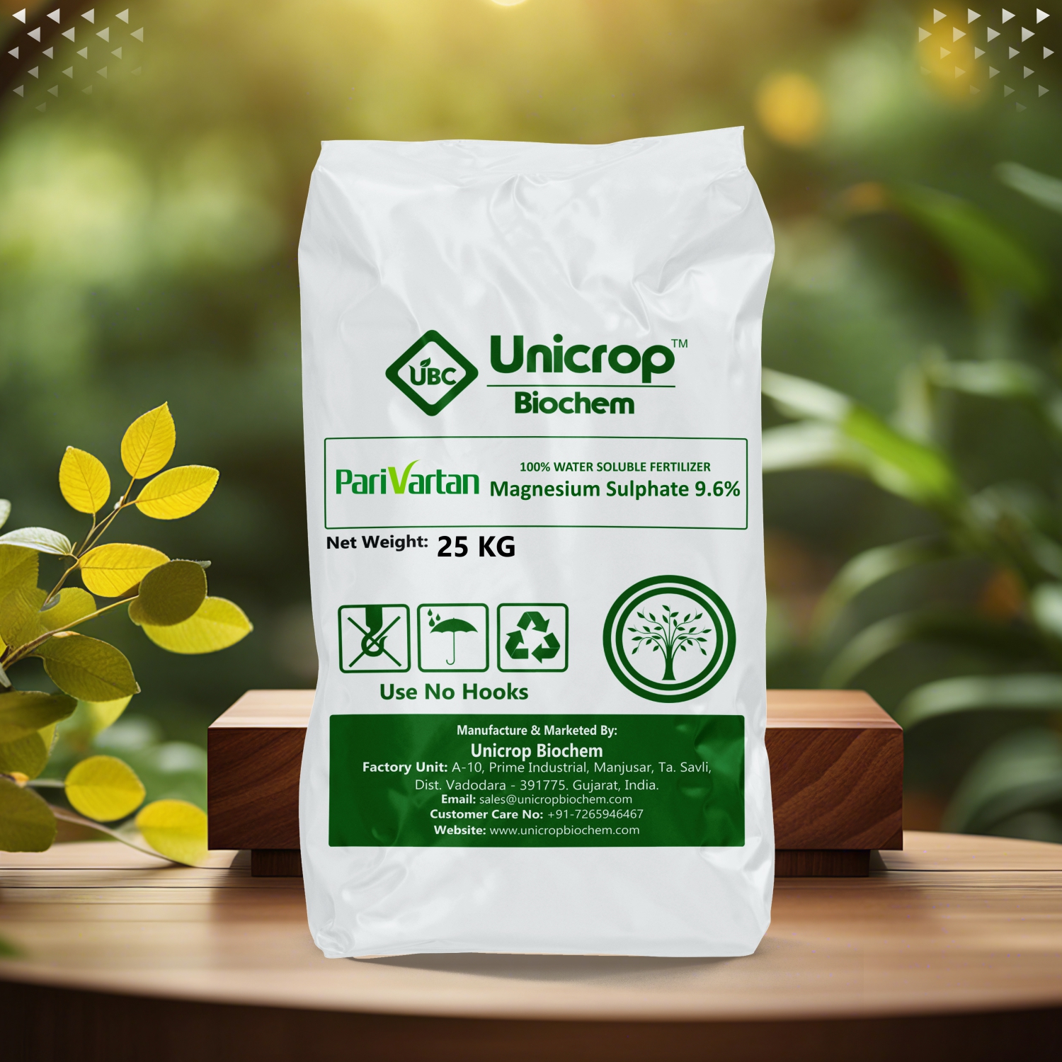 Magnesium Sulphate 9.6% : Fertilizer - Physical State: Powder